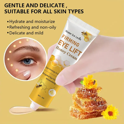 Honey Eye Cream lightens dark circles, firming skin Instant Eye Repair Essence Eye Beauty treatment - Smarsty