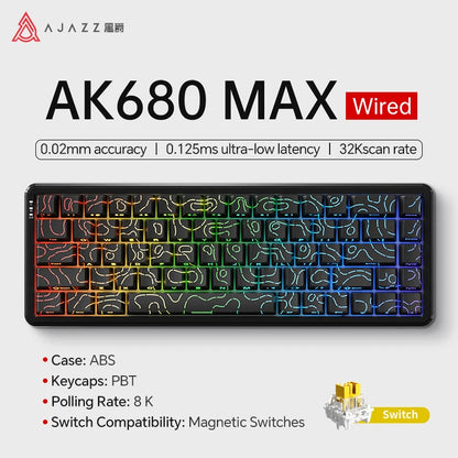 Magnetic Switch 60 Percent Mechanical Keyboard For Gaming