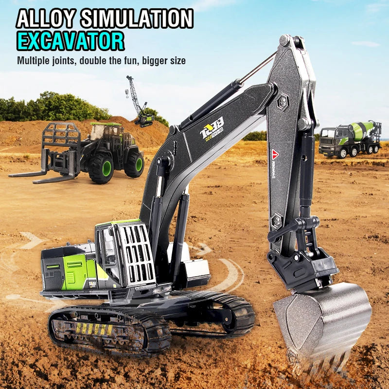 1/50 Model Car Bulldozer Truck Excavator Crane Forklift Construction Engineering Vehicle Toys for Boys Children Educational Toys by Smarsty