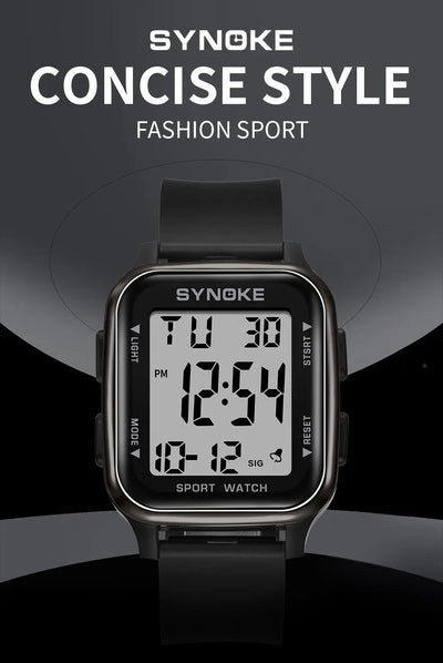 SYNOKE Military Digital Watch Waterproof Sports Design - Smarsty