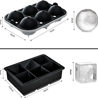 Silicone Ice Cube Molds for Perfect Spherical Ice - Smarsty