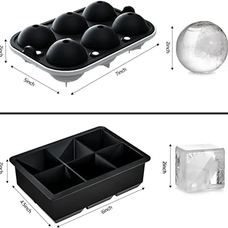 Silicone Ice Cube Molds for Perfect Spherical Ice - Smarsty