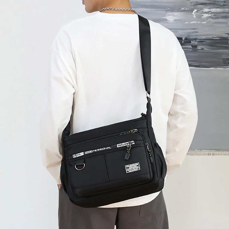 Oxford Shoulder Bag Large Capacity Crossbody Messenger Bag - Smarsty