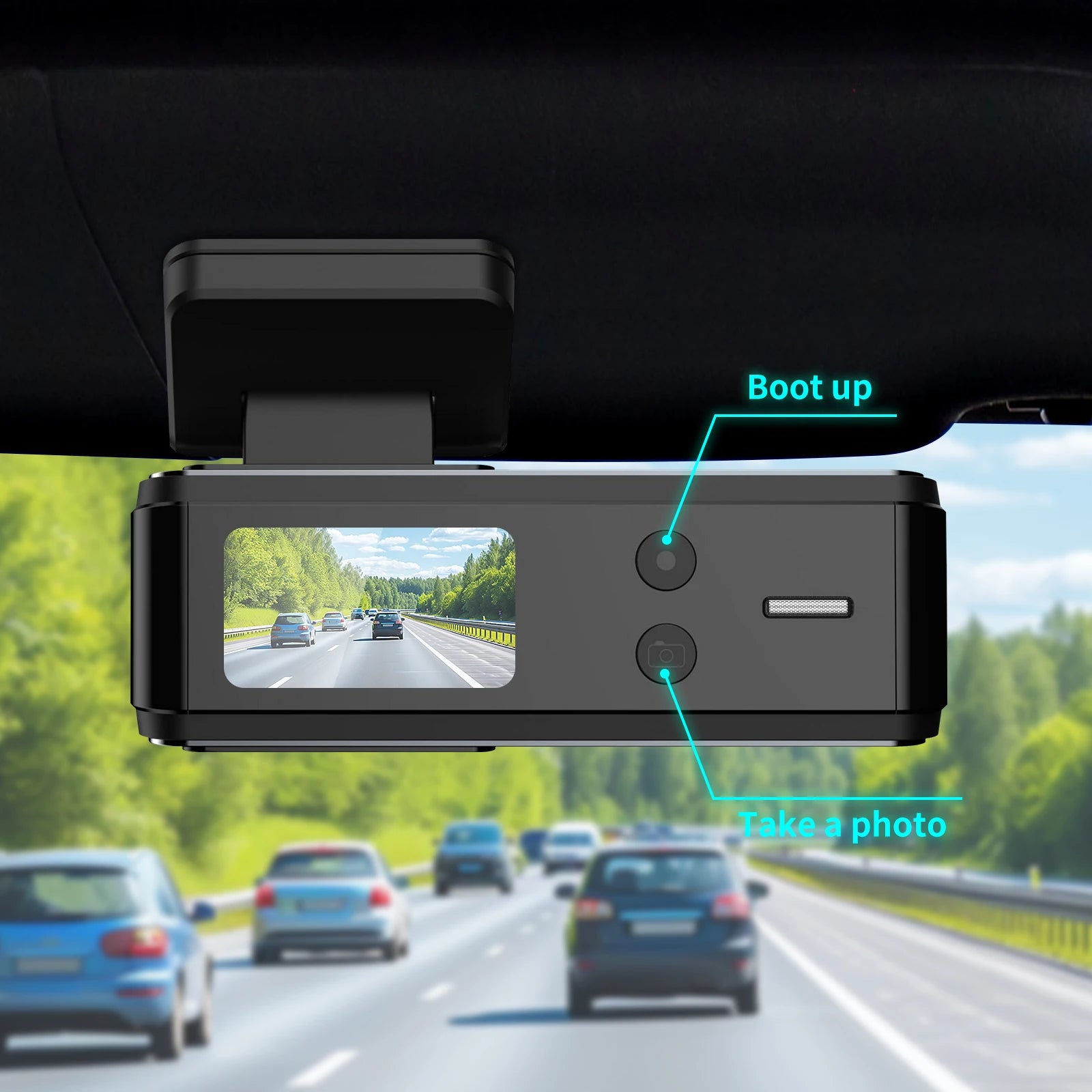Stunning 4K Dash Cam Front And Rear Night Vision Wifi - Smarsty