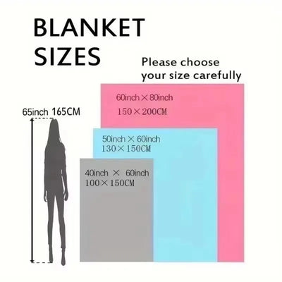 Bohemian Cat-Themed Flannel Blanket for Cozy Naps - Smarsty