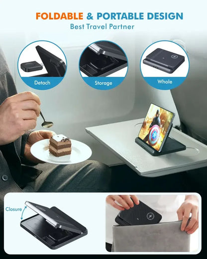 3 In 1 Wireless Charger Stand With Fast Charging Dock - Smarsty
