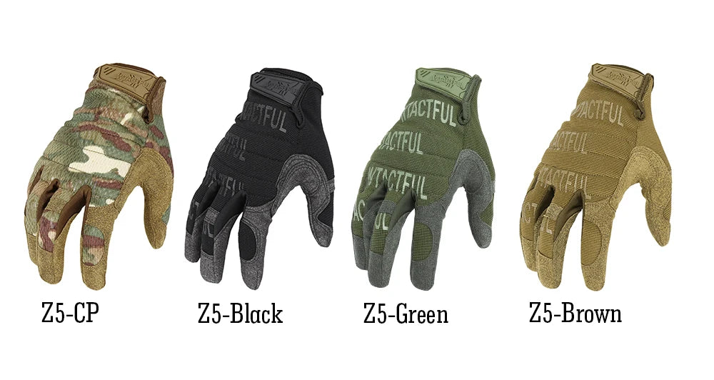 Touchscreen Tactical Gloves Shockproof Non Slip Full Finger - Smarsty