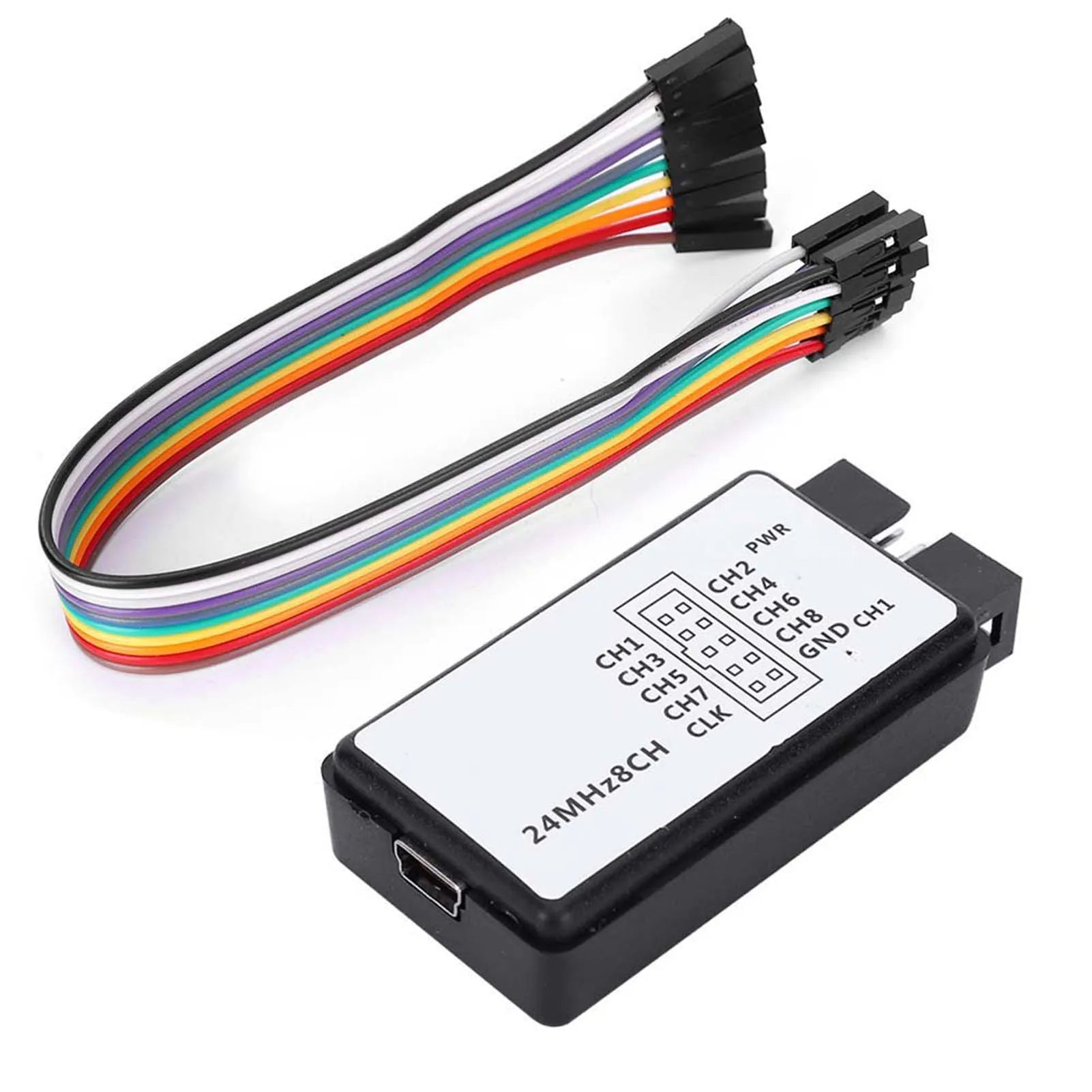 USB Logic Analyzer 24MHz Mini 8 Channel Device - Smarsty