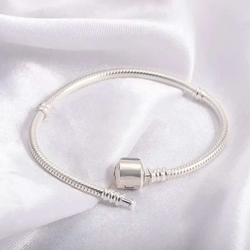 Handmade 925 Silver Charm Bracelet for Women - Smarsty