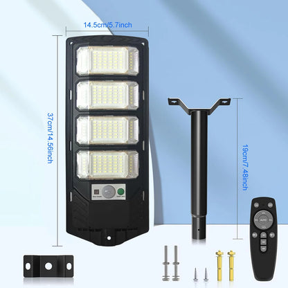 80000LM Solar Led Light Super Bright 192LED Solar Street Light Outdoor Sunlight Motion Sensor Garden Lamp Waterproof Wall Lights