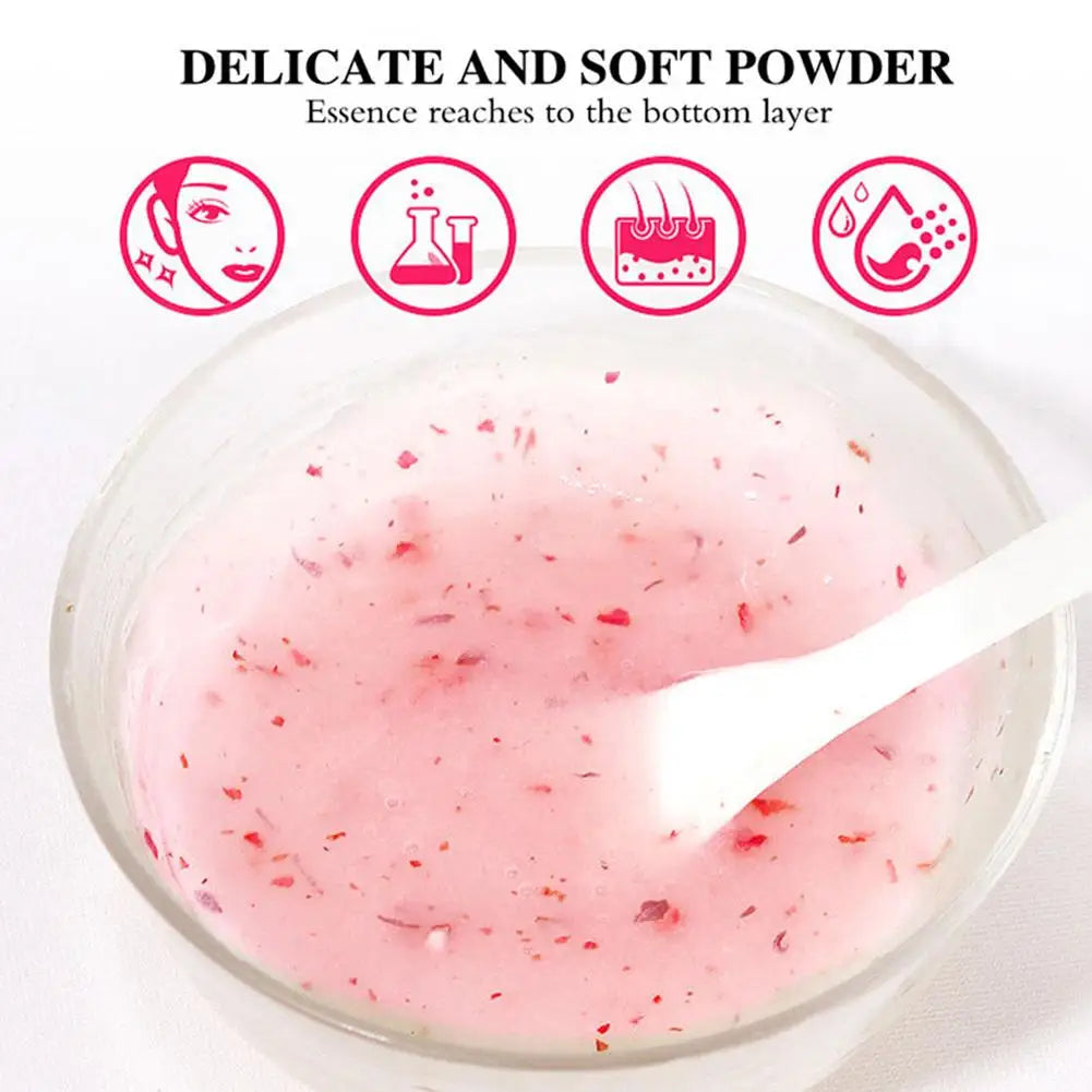 Jelly Mask for Facial Professional Rose Smooth Face Mask Skin Care, Hydrated Nourished Hydro Jelly Mask Powder,Gel Peel Off MasK - Smarsty