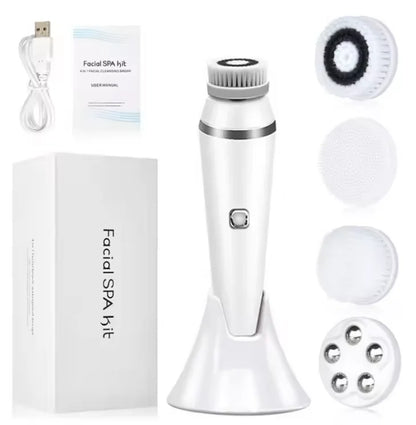 Electric Facial Cleansing Brush with Sonic Technology - Smarsty