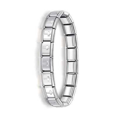 Hapiship Women's Italian Stainless Steel Charm Bracelet - Smarsty