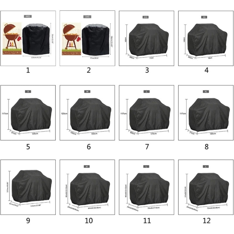 Waterproof BBQ Grill Cover for Ultimate Protection - Smarsty