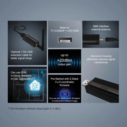Sonoff Zigbee 3.0 USB Dongle for Smart Home Control - Smarsty