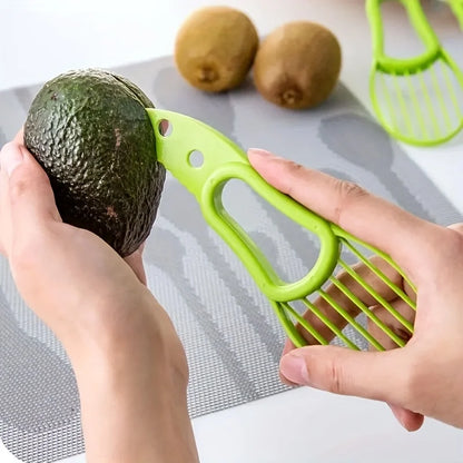 Multifunctional 3 in 1 Avocado Slicer, Outdoor Home Kitchen Camping Accessories Tools by Smarsty