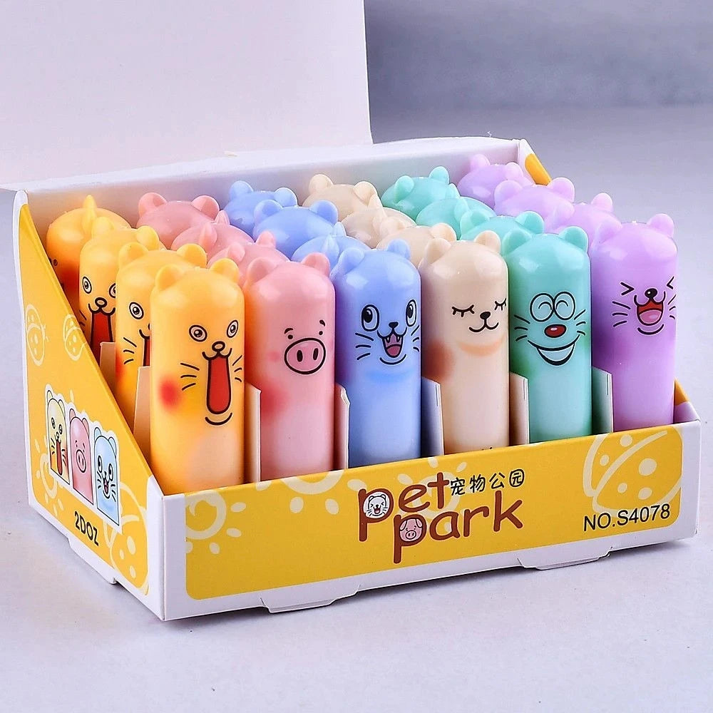 Moisturizing Fruit Flavor Lip Balm Set of 24 - Smarsty