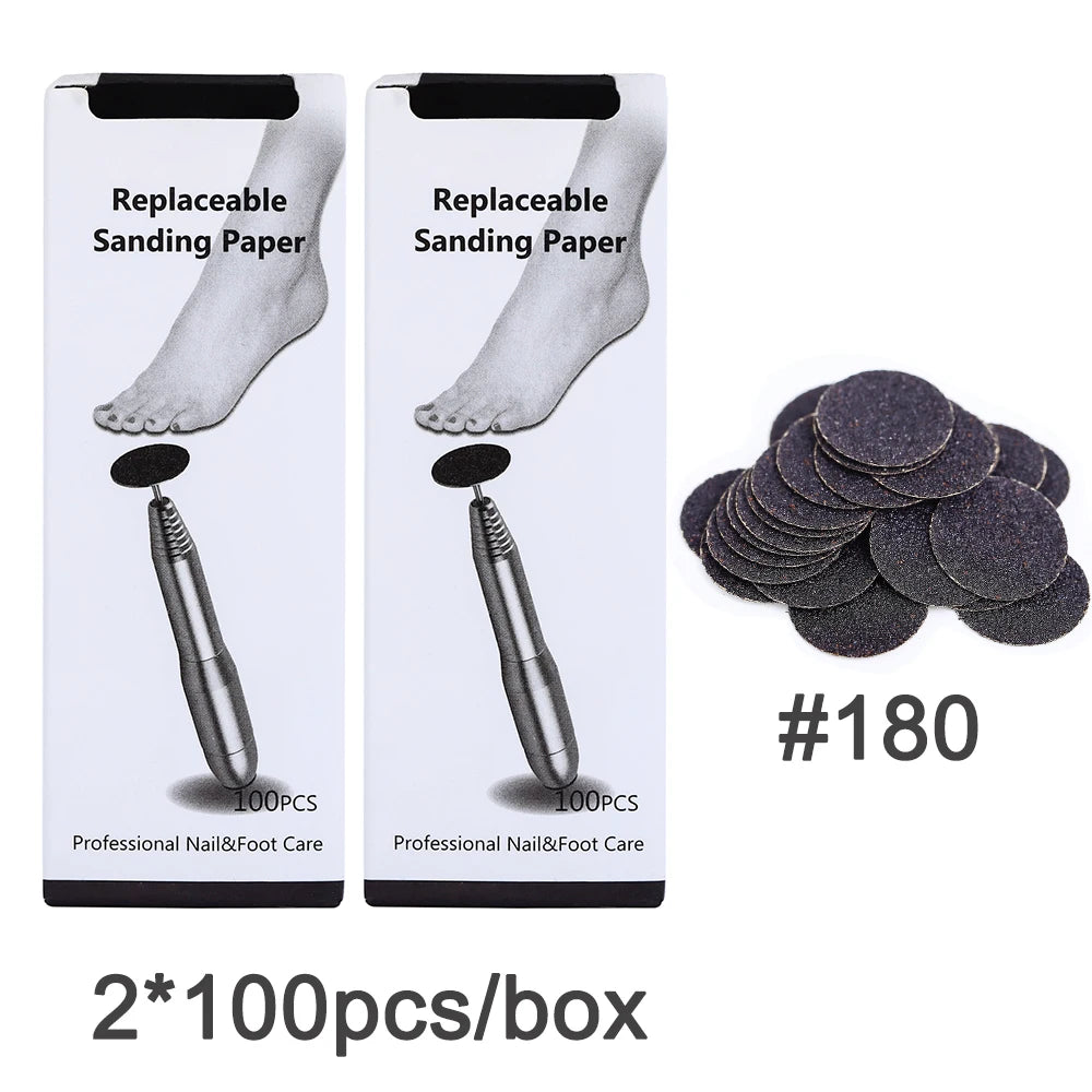 Replaceable Sandpaper Pedicure Discs for Smooth Feet - Smarsty