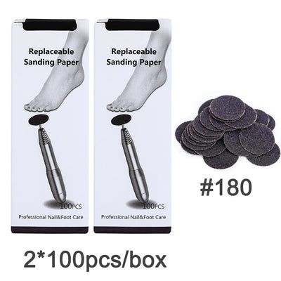 Replaceable Sandpaper Pedicure Discs for Smooth Feet - Smarsty