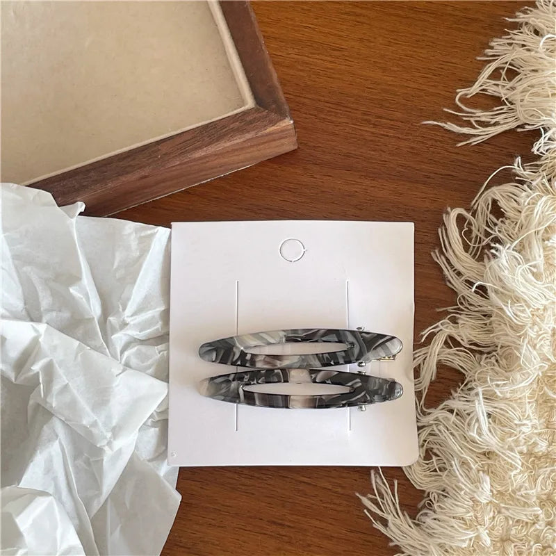 Colorful Acetate Hair Clips Set for Stylish Women - Smarsty