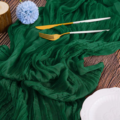 Wrinkle Gauze Table Runner for Elegant Dining Decor - Smarsty