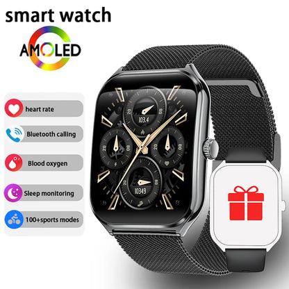 Ultra Thin Smart Watch with AMOLED Display and Call Reminder - Smarsty