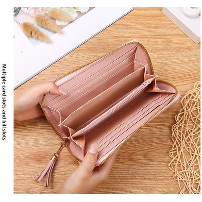 Fashion Women's Wallet Zipper Coin Purse Lady Short Clutch Purse Handbag Patchwork Leather Female Card Holder Wallet Phone Pouch