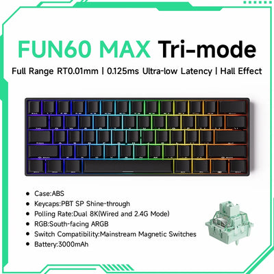 Mechanical Keyboard 60 Percent With Magnetic Switch ARGB - Smarsty