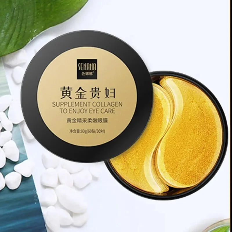60pcs Golden Eye Masks for Puffiness and Dark Circles - Smarsty
