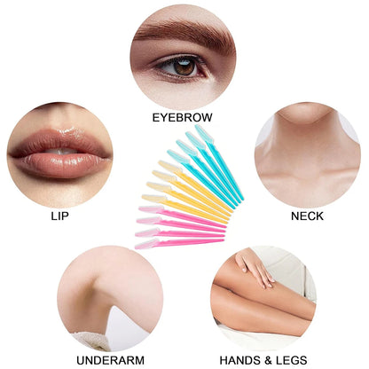 Eyebrow Razor Set for Easy Dermaplaning and Grooming - Smarsty