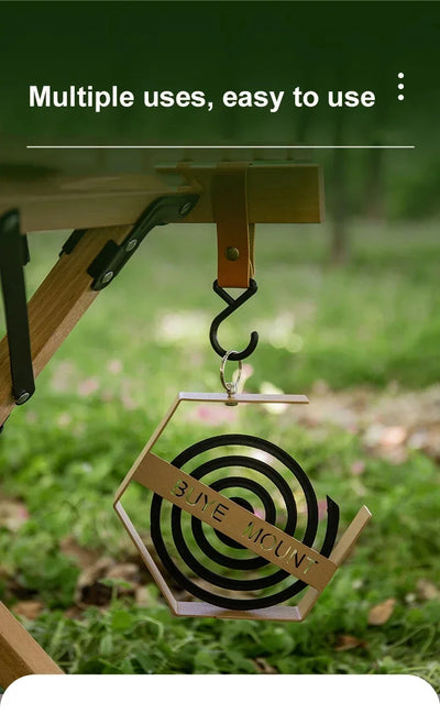 Outdoor Mosquito Coil Tray Camping Tools Tourist Hiking Mosquito Coil Holder Camping Supplies Hanging Mosquito Coil Holder by Smarsty