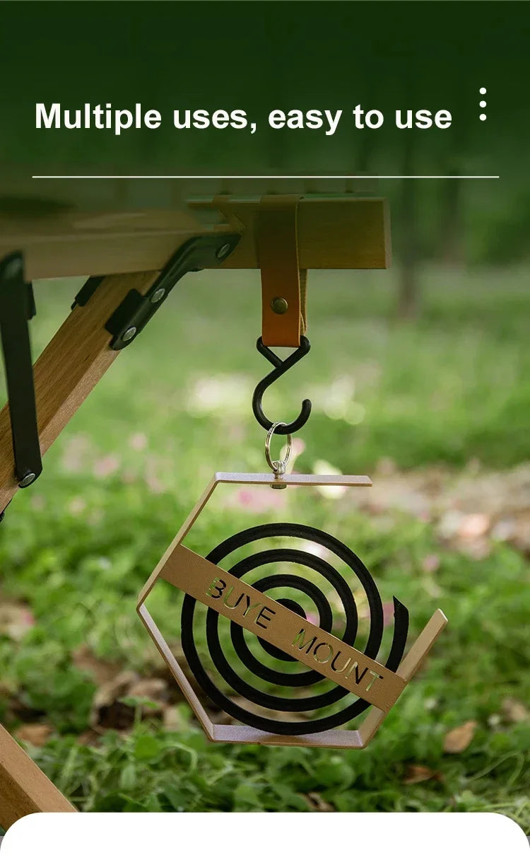 Outdoor Mosquito Coil Tray Camping Tools Tourist Hiking Mosquito Coil Holder Camping Supplies Hanging Mosquito Coil Holder