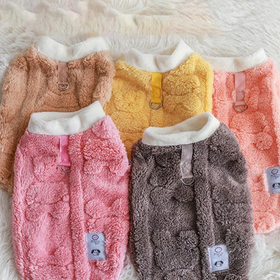 Soft Fleece Dog Sweater for Winter Warmth - Smarsty