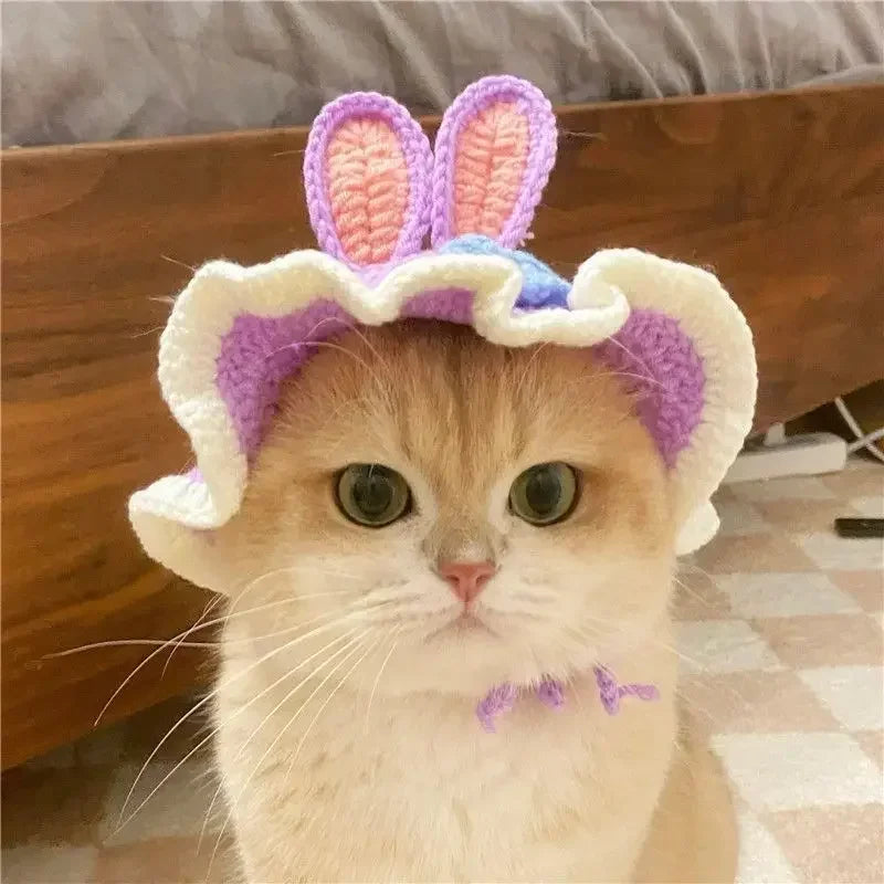 Cute Frog Cat Hat with Bunny Ears for Fun Costumes - Smarsty