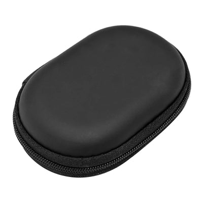 PU Leather Earphones Storage Case with Zipper Closure - Smarsty