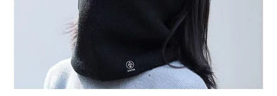 Knitted Neck Warmer Sports Scarf Fashion Soft Women Men Face Cover Winter Skating Running Hiking Scarves Thick Cold-proof Collar - Smarsty