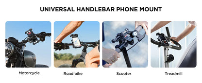 Ultra Stable Motorcycle Phone Mount for Handlebar Use - Smarsty