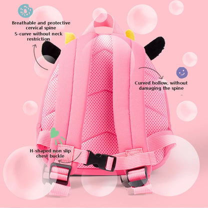 3D Biomimetic Animal Kids Backpack School Bag For Daily Use - Smarsty