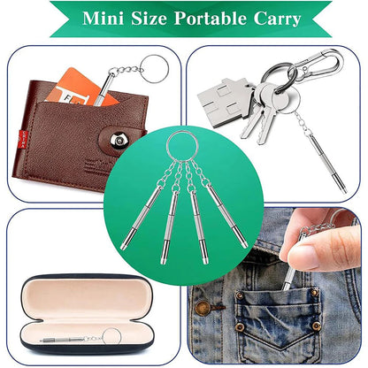 1/2/10pcs Mini 3 in1 Screwdriver Eyeglass Optical Eye Glasses Portable Spectacles Watch Repair Kit Practical Household Hand Tool