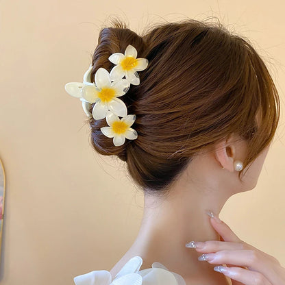 Sunflower Hair Clip Secure Beach Ponytail Accessory - Smarsty