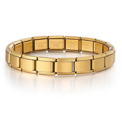 Stainless Steel Elastic Italian Link Bracelet Durable Charm Bangle - Smarsty