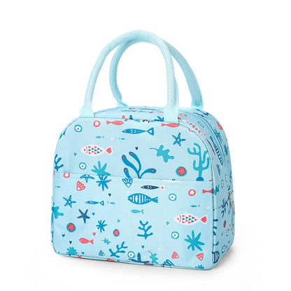 Cartoon Insulated Lunch Bag With Thermal Tote For Picnics - Smarsty