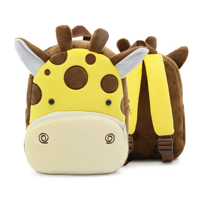 Soft Plush Kids Backpack With Cartoon Animal Design - Smarsty