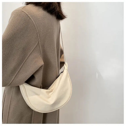 Soft Nylon Crossbody Bag For Women With Laptop Compartment - Smarsty