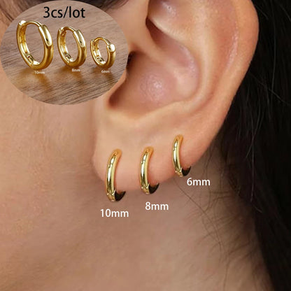 3 Piece Stainless Steel Star Drop Earrings Set for Women - Smarsty