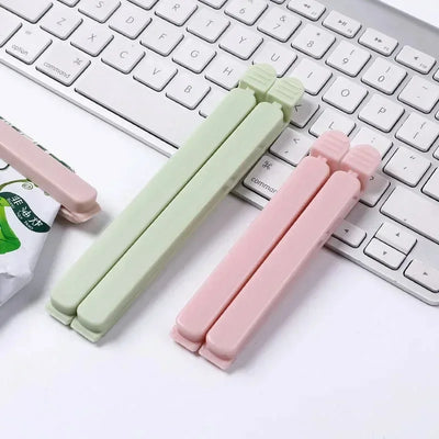 10PCS Bag Clips Food Snack Sealing Clip12/15.5cm Portable Kitchen Storage Accessories Tool Elastic Buckle Package Bag Clamp 2025 by Smarsty