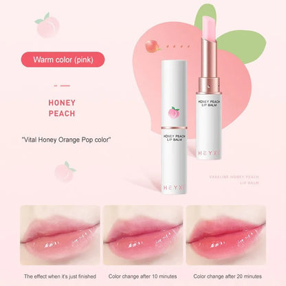 Heyxi Peach Lip Balm Long Lasting Moisturizing Formula - Smarsty