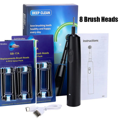 Waterproof Electric Toothbrush with 5 Cleaning Modes - Smarsty