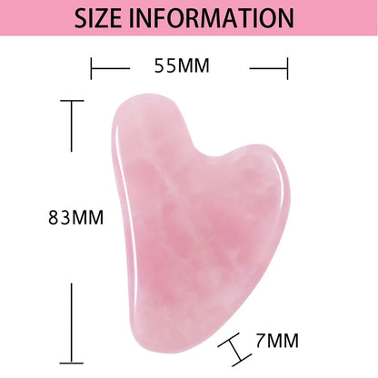 Rose Pink Gua Sha Massage Board for Face Lift - Smarsty