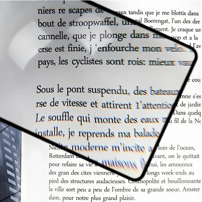 Full Page Large Sheet Magnifier Magnifying Glass Reading Aid Glass Page Magnifying Lens Reading Magnifier